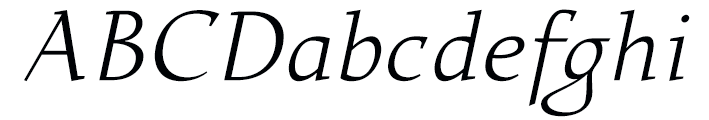 Favarotta Thin Italic