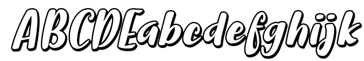 Halley Shadow Italic