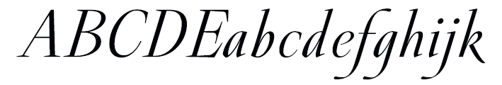 Galdana Light Italic