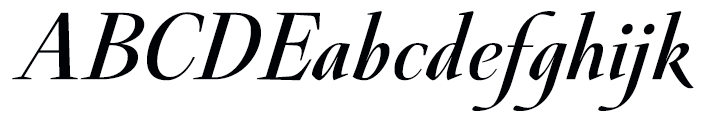 Galdana Bold Italic