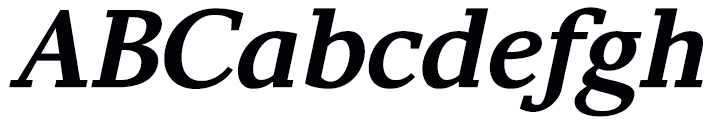 Declamation ExtraBold Italic